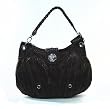 GUESS Media Logo Handbag Brown Hobo