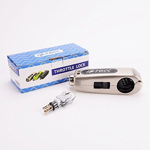 Bears Motorcycle Handelbar Throttle Grip Security Lock -silver