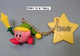 41vjhkTqTIL. SL160  Tiny Mini Kirby Figure Keychain Zelda Link Kirby