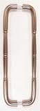 Top Knobs, Door Pulls - M718-18 pair, Back to Back Passage Door Pull in Antique Copper