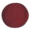 Burgundy Wine Pintucked Charger-Center Round Placemat