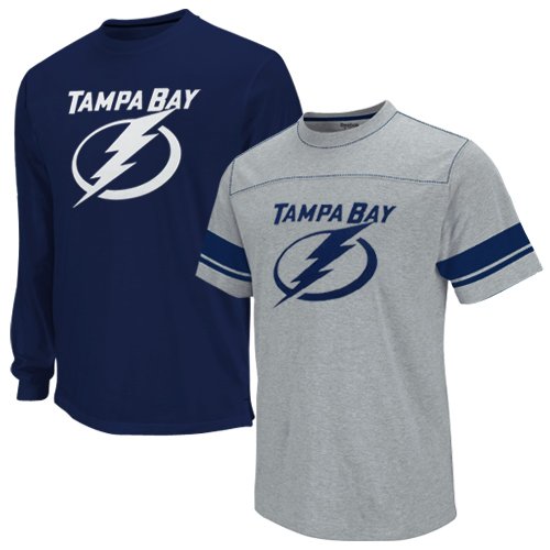 NHL Men's Tampa Bay Lightning Option 3-In-1 Combo Pack (Grey, Large)