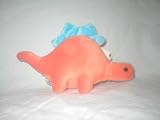 Orange and Blue Small Plush Dinosaur Toy