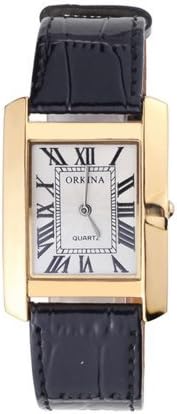 Watch for Men Luxury Square Quartz Watches Leahter Band Men's Watch OKN37