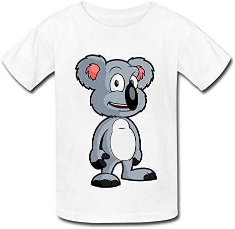 Ninva Youth White] Koala Kids Boys And Girls Short Sleeves T-Shirt [L