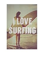 Surdic Tabla I Love Surfing