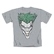 JOKER RETRO FACE T-SHIRT (SGR,ME,MALE)