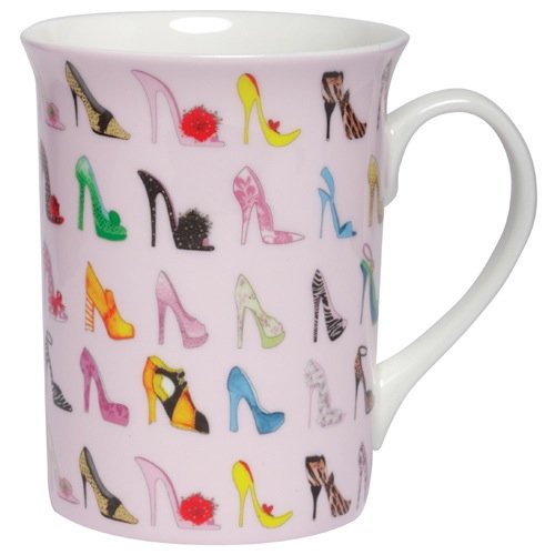 Santa Barbara Design Studio Christopher Vine Design Bone China Mug with Coordinating Design Gift Box, Imelda (Shoes)