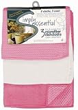 BCA Microfiber Dish Cloths - Kay Dee Designs Pink Microfiber Dishcloths, Set of 3