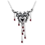 Bleeding Heart Alchemy Gothic Necklace