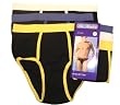 Men's 12-pack Fly Front Two Tone Briefs