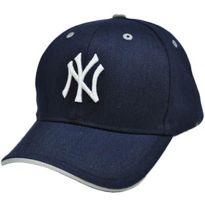 MLB New York Yankees 3D Baseball Hat Cap Navy Blue Gray Licensed Constructed
