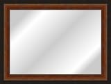 36x48 / 36 x 48 Mirror Frame Coffee Beam & Copper w/ Scallop .. 1.5 wide