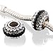 Andante-Stones Original Massiv 925 Sterling Silber Kristall Bead "TRICOLOR" Element Kugel f�r European Beads + Organzas�ckchen