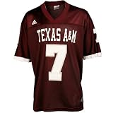adidas Texas A&M Aggies #7 Maroon Replica Football Jersey