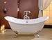 Cheviot REGENCY Cast Iron Bathtub | Clawfoot Bathtub | Cast Iron | White Interior with Custom Colour Exterior | Antique Bronze Feet Finish