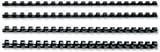 Q-connect Binding Comb 16mm Black Pack Of 50