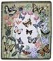 Butterflies Are Free 50" x 60" Tapestry Throw Blanket From Simply Home