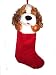20 Inch Puppy / Dog Animated Musical Christmas Holiday Saint Nick Stocking