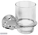 Croydex Westminster Wall Mounted Toothbrush & Beaker Holder
