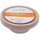 World Centric Compostable 11-1/2-Ounce Bagasse Bowl, 20-Piece