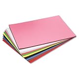 Construction Paper, 76#, 25% Sulphite, 12 x 18, Assorted, 50 Sheets/Pk