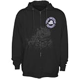 NCAA Texas Christian Horned Frogs (TCU) Black Zippity Full Zip Hoody Sweatshirt