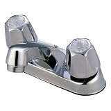 Buy 4 Lavatory Centerset Faucet, 2- Handle, Chrome Finish, with Compression Stems - By... by Plumb