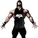 Kingsnower Mens Fashion Sleeveless Hoodie Fitness Tank Top With Kangaroo Pocket