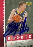 Steve Novak Autographed/Hand Signed basketball card (Houston Rockets) 2006 Upper Deck #146