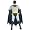 Rubies Dlx. Muscle Chest Batman Begins, Blk, Medium (8-10)