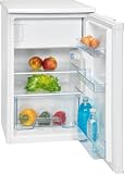 Produkt-Bild: Bomann KS 129 K&uuml;hlschrank / A++ / 0.33 kWh / 84 Liter K&uuml;hlteil / 14 Liter Gefrierteil / wei&szlig;