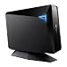 Asus BW-12D1S-U externer Blu-Ray Brenner (12x BD-R, 16x DVD�R, 8x DVD�R DL, 5x DVD-RAM, USB 3.0) inkl. Cyberlink PowerDVD 10 3D & Power2Go, Schwarz