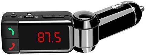 Egomall BC-06 Wireless Bluetooth Fm Transmitter Car Kit Dual USB MP3 Player Car Charger for Iphone Hands Free Calling