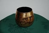 Advent Colonial Gold & Black Foil Tealight Holder