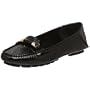 BALLY Women's Darcy Driver Loafer,Black,11.5 M