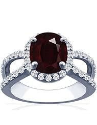 Platinum Cushion Cut Ruby Ring With Sidestones (GIA Certificate)