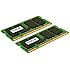 Crucial 4GB Kit (2GBx2) DDR2 800MHz (PC2-6400) CL6 SODIMM 200-Pin Notebook Memory Modules CT2KIT25664AC800