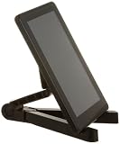 AmazonBasics Portable Fold-Up Travel Stand for the new iPad, iPad 2, Samsung Galaxy Tab 10.1 and 7.0, Kindle Fire, Kindle Touch (Black)