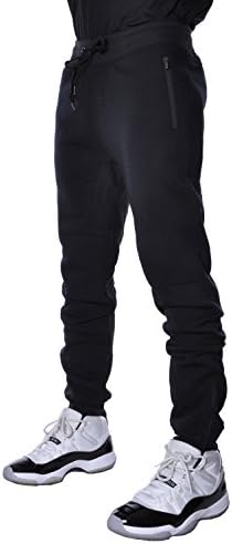 Basic Fleece Lavish Society Drop Crotch Jogger Pants Large