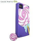 Case-Mate iPhone 4S / 4 Creatures: Lolly Pop, Violet クリーチャーズ ロリポップ・キャンディー シリコン ケース, ヴァイオレット CM019529