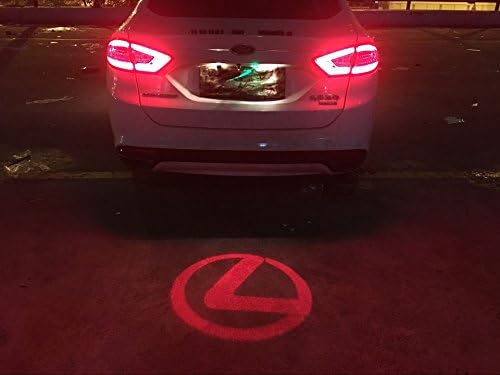 Car Laser Tail Logo Led Light Anti Collision Rear-end Car Laser Taillights Fog Light Auto Brake Parking Lamp Rearing Warning Light for Lexus GS400 RX300 ES300 LS430 ETC ES300 IS300 GS430 RX330 GS300