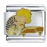  : Peanuts Schroeder Licensed Italian Charms Bracelet Link