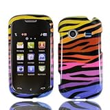 For Verizon Samsung Character R640 Accessory - Color Zebra Design Hard Case ....
