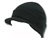 New Black Cuff Beanie Visor Jeep Cap
