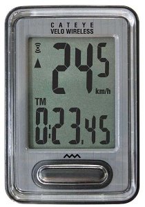 Cateye Velo Wireless Cycle Computer - Silver