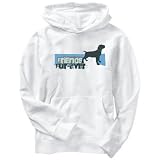 Hoodie Mens White  FRIENDS FUR - EVER - Cane Corso  Dogs