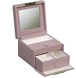 Dulwich Designs 69130 Lilac Leather Jewellery Box