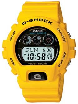 G-Shock Solar Atomic Watch - Yellow