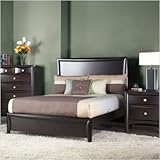 Eastern King Panel Bed in Dark Espresso
